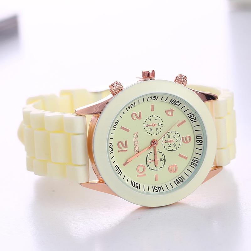 Jam Tangan Wanita A0178 Geneva Fashion Quartz Ladies Watch Murah