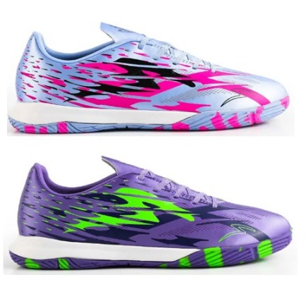 Sepatu Futsal Specs Accelerator Alpha XTD Pro in Lilac Blue Pink Glo Black 402214 Original 100% BNIB