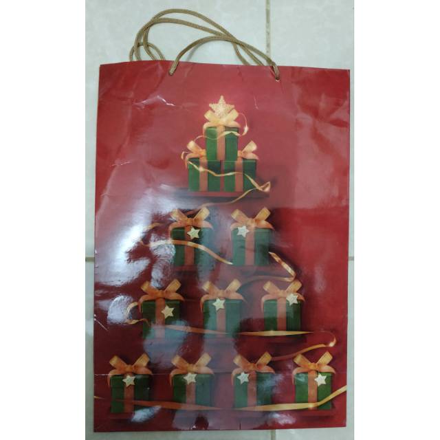 

Paperbag Paper Bag Tas Karton Metro Edisi Christmas