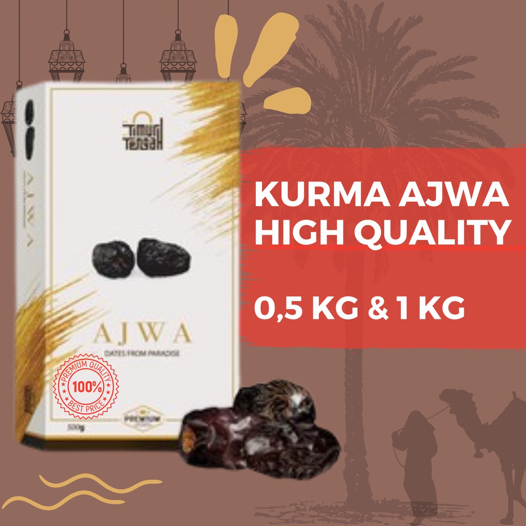 

KURMA AJWA DATES NABI PREMIUM 1 5 KG SUPER JUMBO GRADE A ORIGINAL ASLI 100% MADINAH FRESH ORGANIK 05