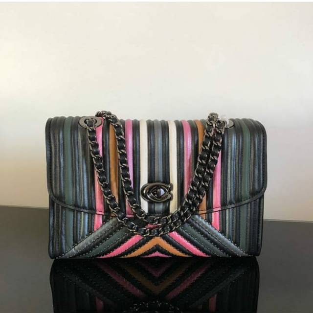 Coach Parker Quiltd Black