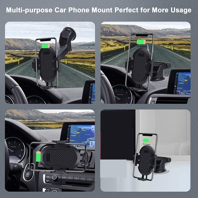 IPHONE 2021 Stand Holder Smartphone Universal Dengan Kop Perekat Untuk Dashboard Mobil