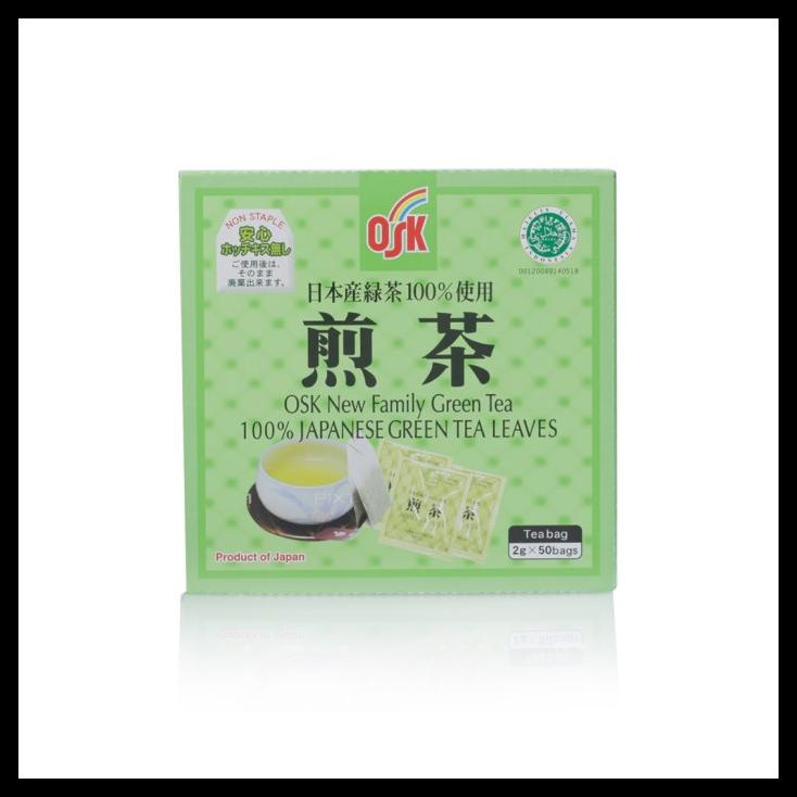 

DISKON TERBATAS !!! OSK JAPANESE GREEN TEA (50 SACHET) TERLARIS