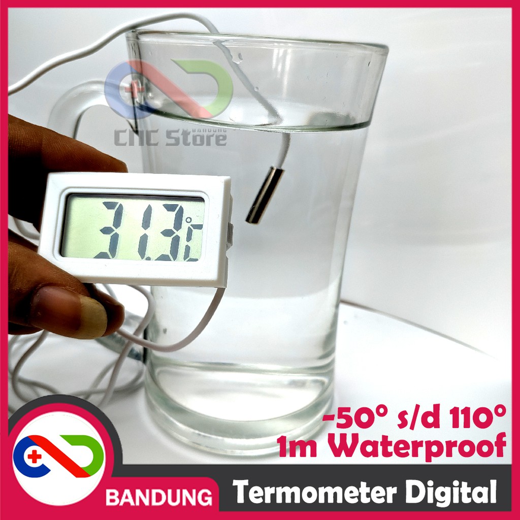 TERMOMETER DIGITAL THERMOMETER -50 - 110C CELCIUS PROBE 1M WATERPROOF