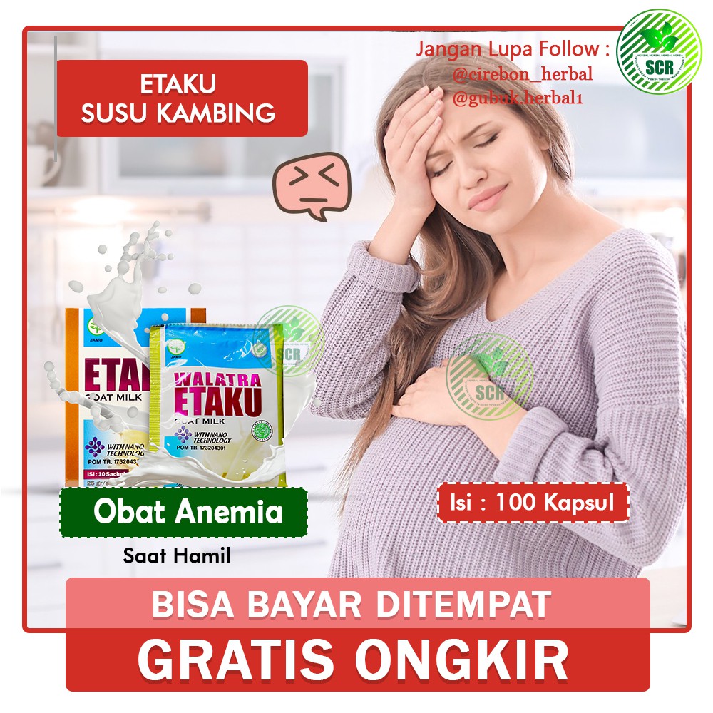

Obat Anemia Saat Hamil, Susu Kehamilan, Penambah Nutrisi saat Hamil - Etaku Susu Kambing Etawa