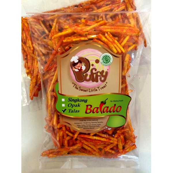 

Puffy Talas Balado Taro Stick Snack Cemilan Jakarta Pedas Manis Melina