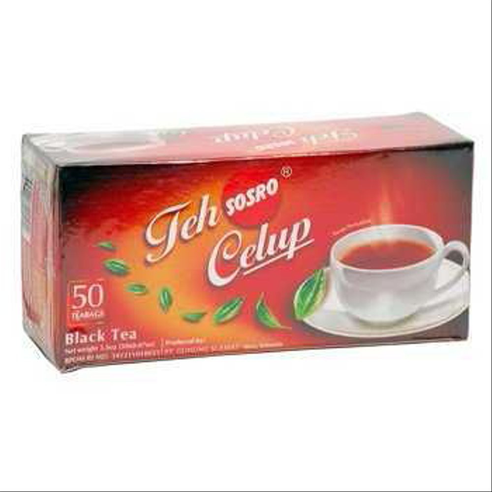 TEH CELUP SOSRO BLACK TEA ISI 50 TEH SOSRO