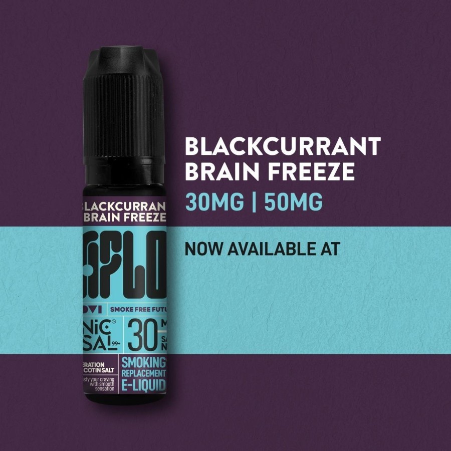 SALTNIC LIQUID AUTHENTIC AFLO BLACKCURRANT BRAIN FREEZE SALT NIC 15ML