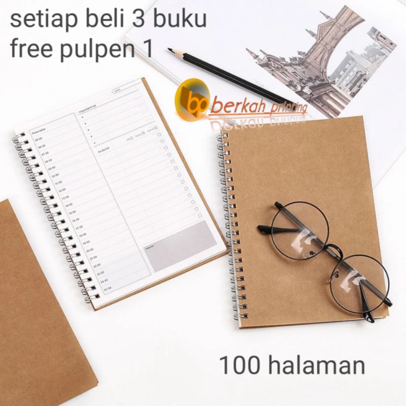 

BUKU NOTEBOOK DAILY PLANER A5