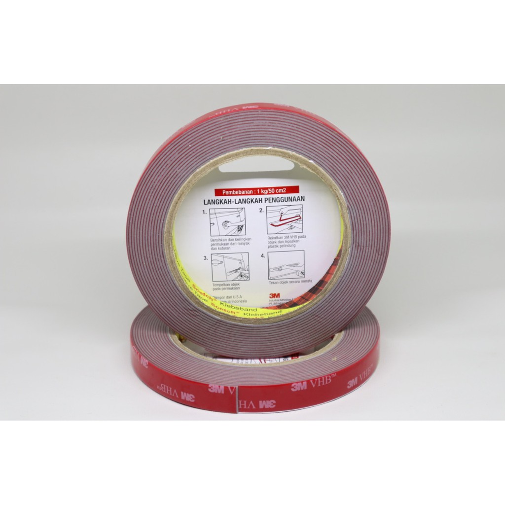 

HJK Double Tape 3M VHB 12 mm x 4,5 m ORIGINAL / DOUBLE FOAM TAPE