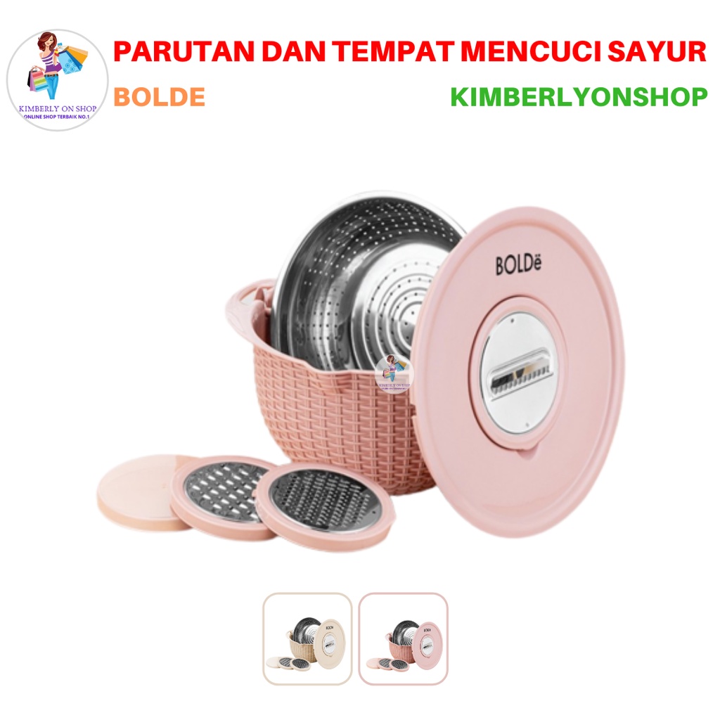 Max Grater Combo 2 In 1 Parutan Dan Tempat Mencuci Sayur Buah Bolde