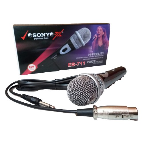 MIC KARAOKE VE SONY EX ES-711 MICROPHONE KABEL SONY MIC SONY ES-711