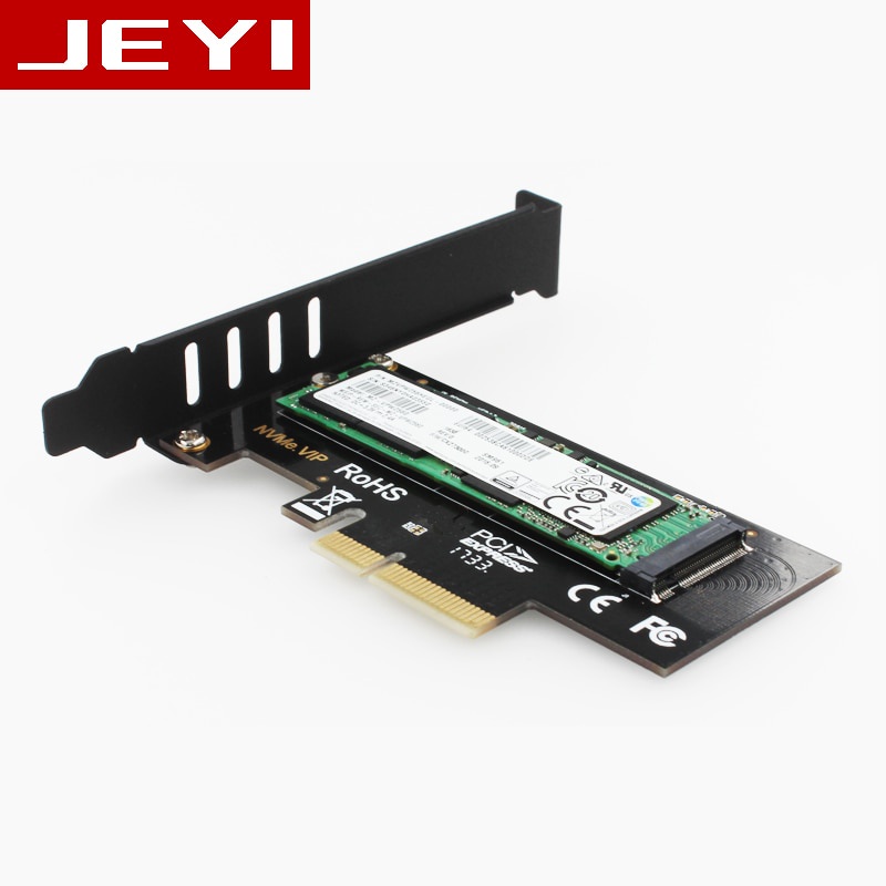 JEYI M.2 NVME to PCI-E 3.0 X4 Expansion Card - SK4 - Black