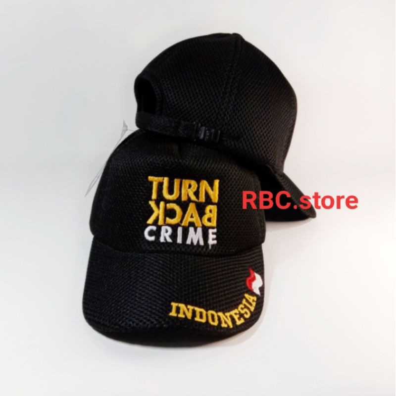 TOPI DOUBLE MESS TURN BACK CRIME Indonesia