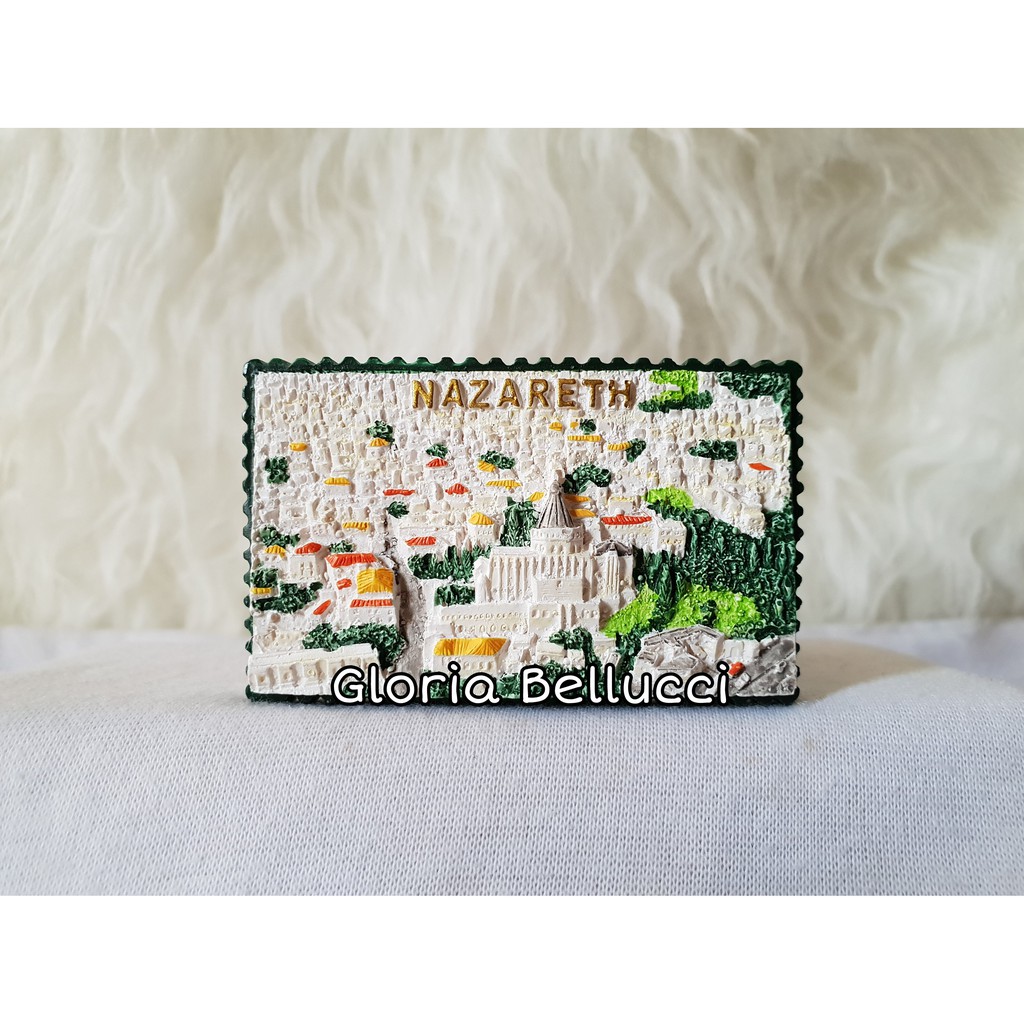 souvenir nazareth tempelan magnet kulkas mancanegara nazaret israel