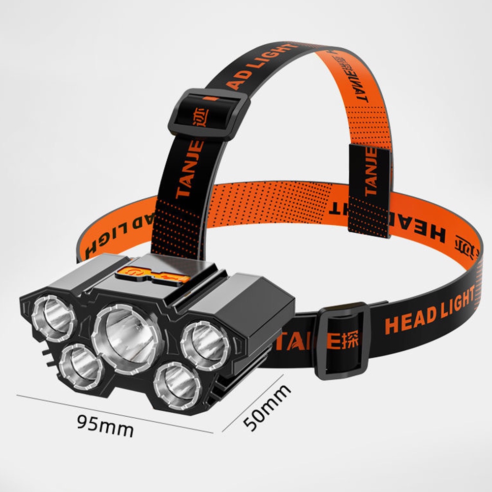 NEW LED Head Torch Waterproof Headlight Headlamp Camping Lamp USB Rechargeable