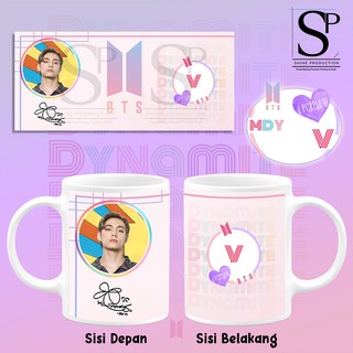 Gelas BTS Dynamitte Super White Shopee Indonesia Gelas BTS Dynamitte Super White Shopee Indonesia