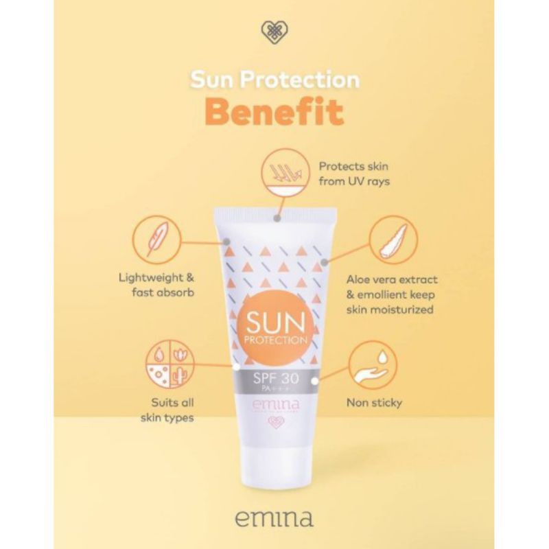 EMINA Sun Battle Sun Protection SPF 30 60mL PA+++ Sunblock | Sunscreen | Sun Block