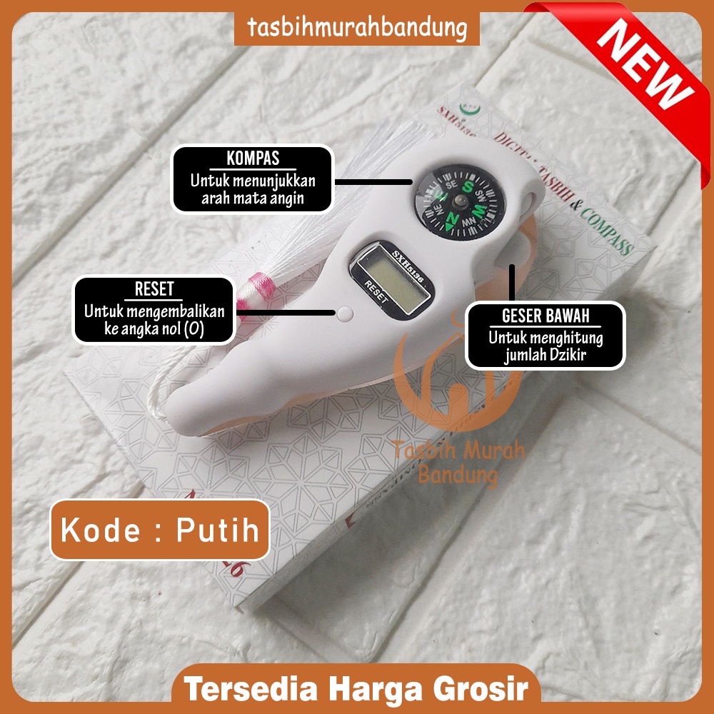 TASBIH DIGITAL KOMPAS GULIR DOFF