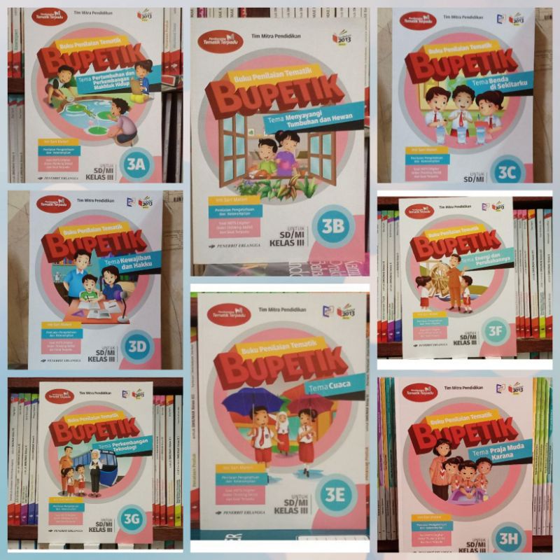 Bupetik untuk SD kelas 3 k13n Erlangga