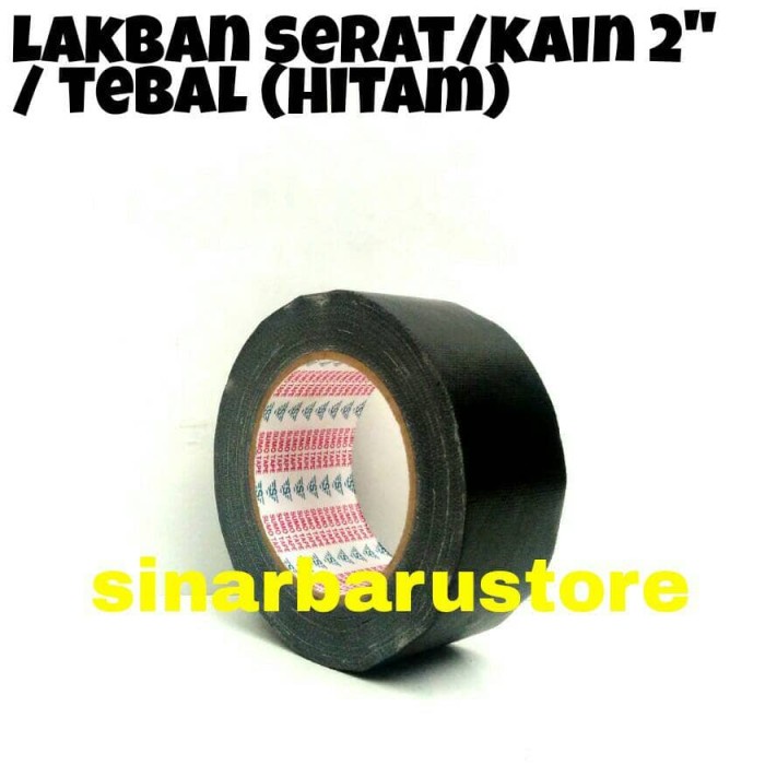 

Mantap Lakban Hitam Serat Kain 2"(Inchi) Sale!!!