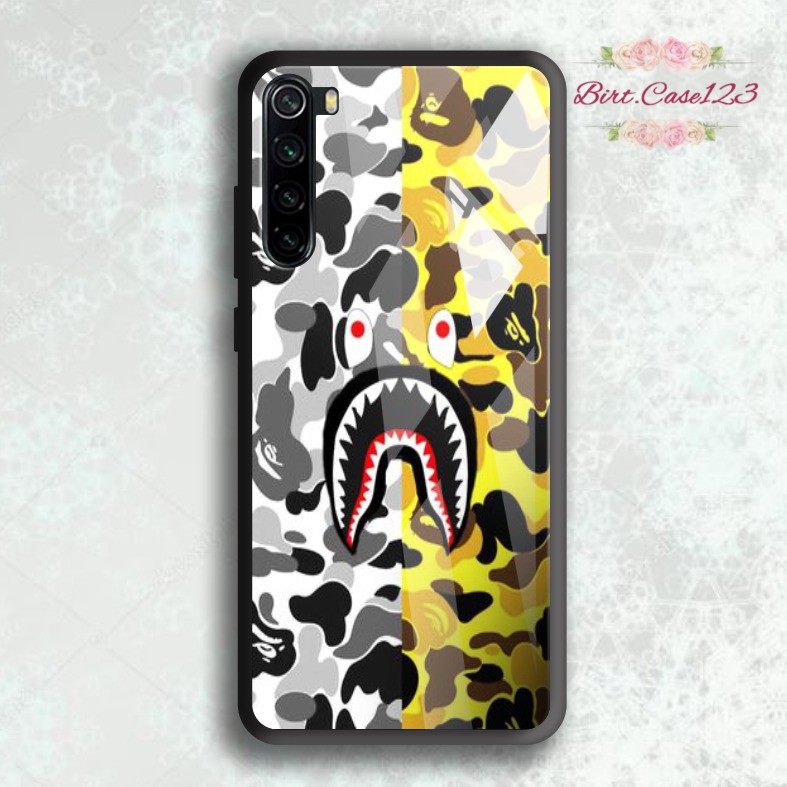 BC Case softcase silikon Gambar BAPE back case glass oppo samsung vivo xiaomi realme iphone all type