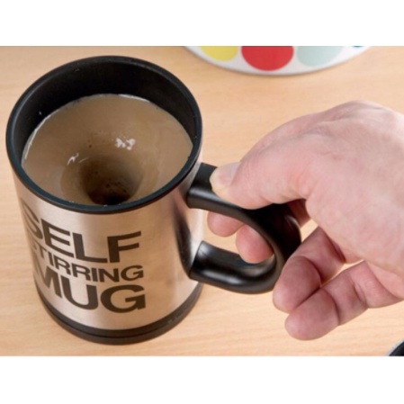 Automatic Self Stirring MuG steering Coffe Cup Gelas aduk otomatis