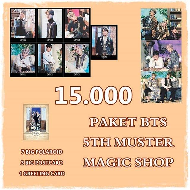 PAKET BTS 5TH MUSTER MAGIC SHOP