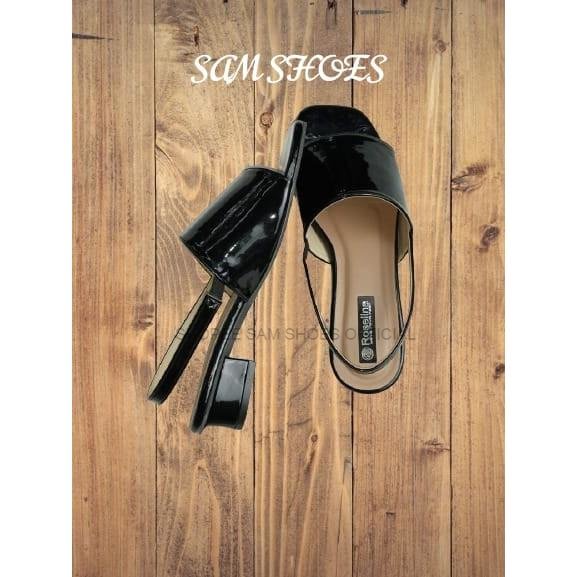 SAM SHOES Sandal wanita slop terbaru hak 3cm sol karet anti slip