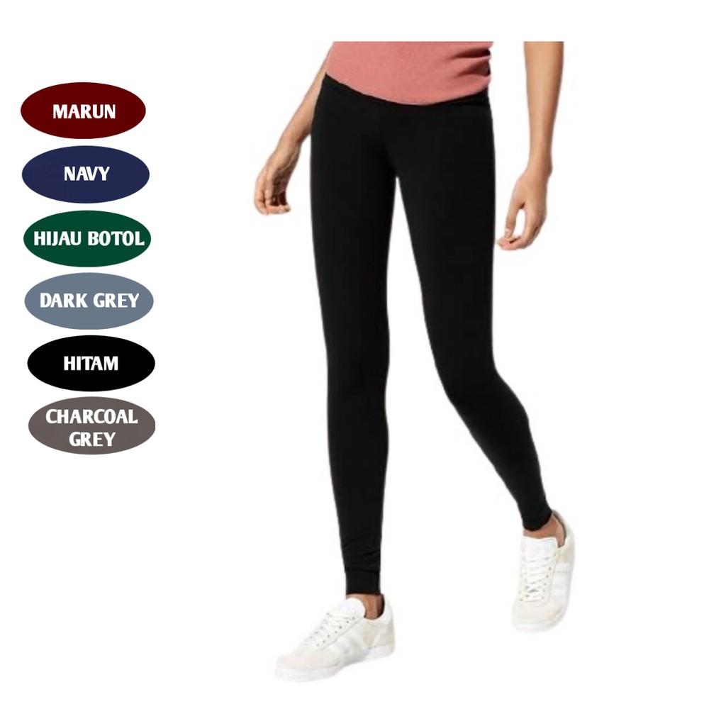 Legging dewasa Polos Banyak Warna Spandex