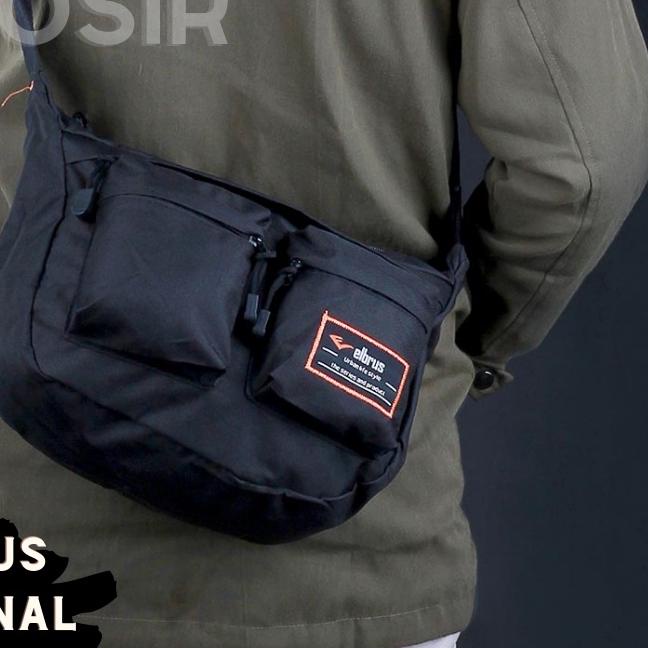 ✽ (Doel Grosir) Tas Selempang kecil Pria -T42- Slingbag samping Kerja pria - Tas cwo gaul kombinasi 