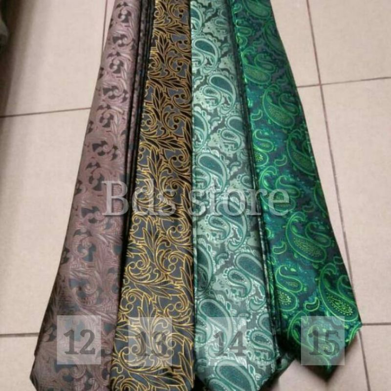 Dasi pria  motif batik uk 3 inch