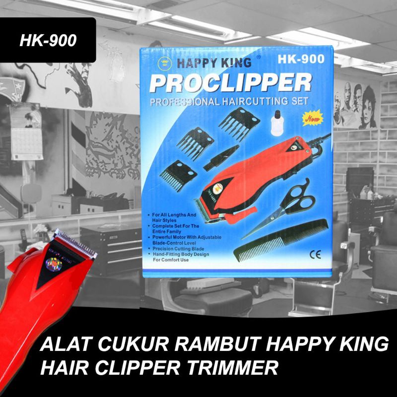 HK900-Happy King Proclipper HK900 Hair Trimmer/ Alat Cukur HK900⭐ Toko13 ⭐