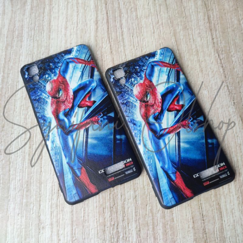 Case OPPO R7 / R7F / R7 Lite  Layar 5 inch Softcase Karakter Spiderman