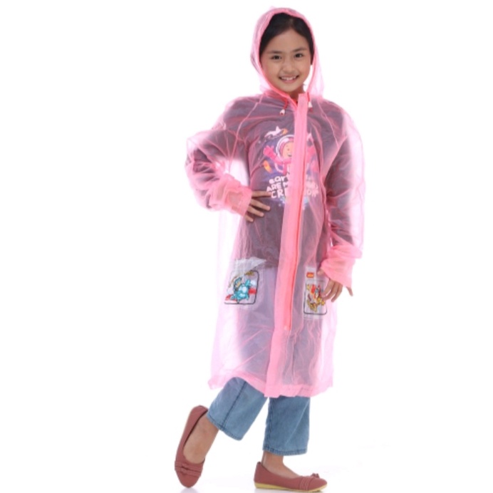 Jas Hujan Anak Elmondo 502 Mantel Hujan Poncho Jaket Anak