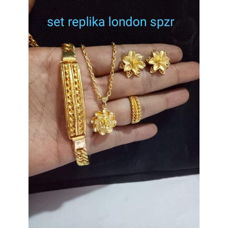 1 set perhiasan Replika mas london