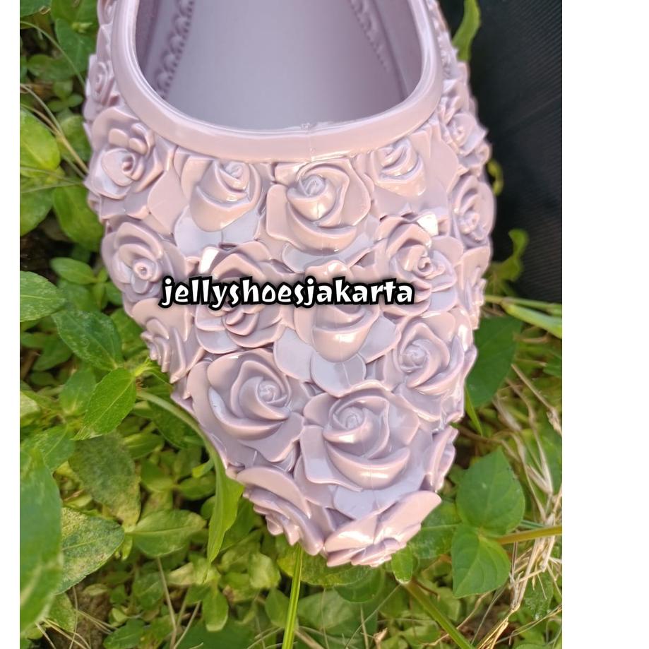 Penjualan Terbanyak.. Balance Jelly Shoes Glossy Wanita Sepatu Wedges 609