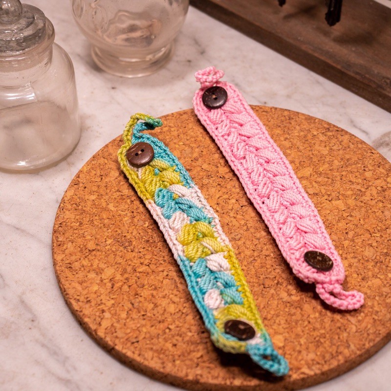 Konektor Masker Rajut & Mutiara