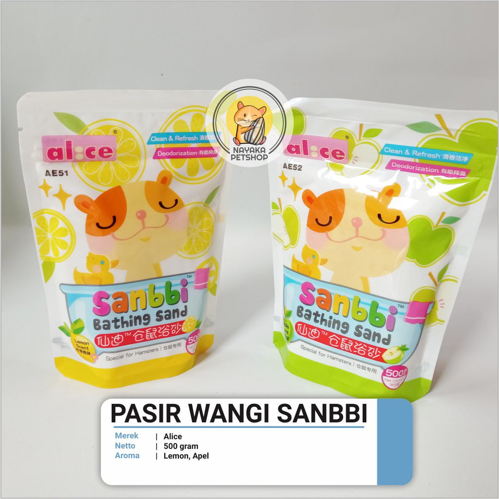 Sanbbi Bathing Sand 500 gr Pasir Mandi Wangi Hewan Hamster