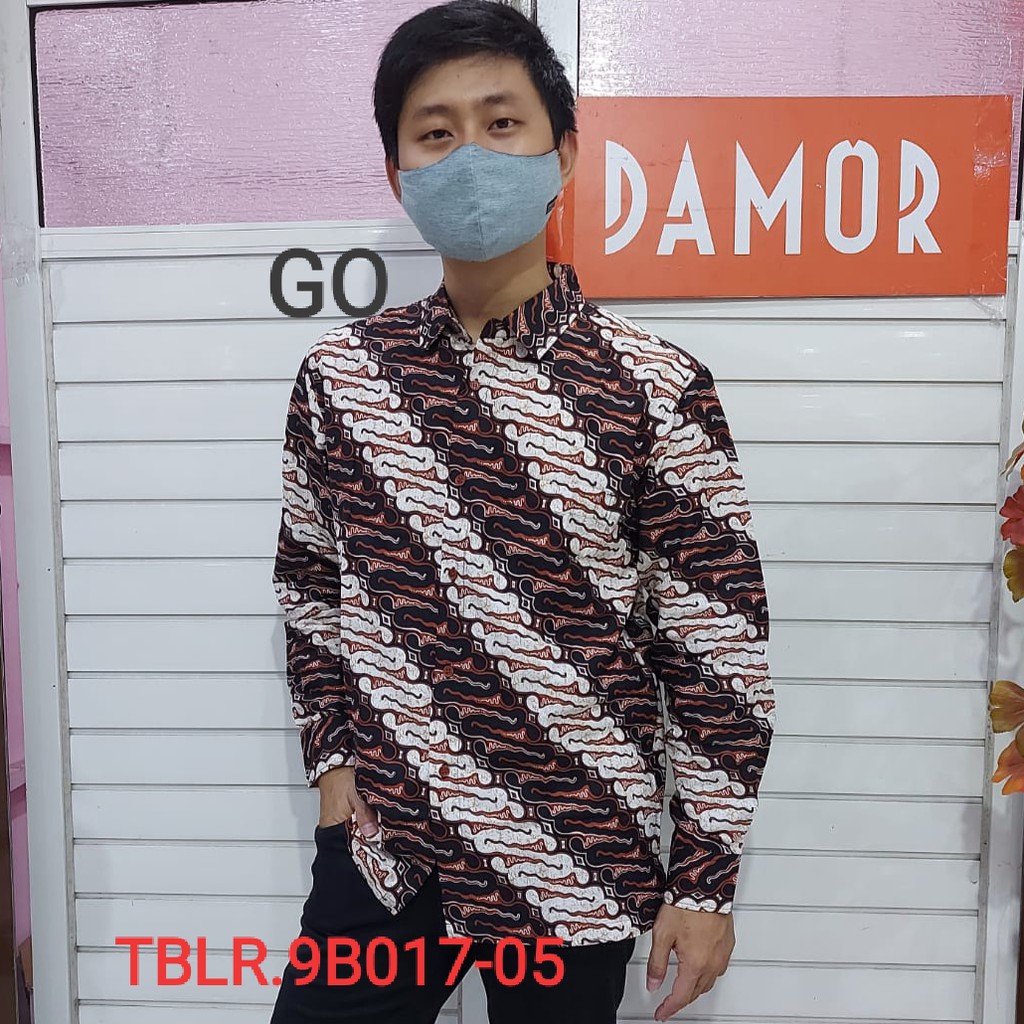 gof DAMOR (CRESSIDA) KEMEJA BATIK LENGAN PANJANG PRIA REGULER Baju Batik Cowok