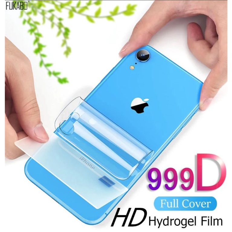 USAMS - HYDROGEL HYBRID ANTI GORES IPHONE X XS MAX XR FULL CLEAR SCREEN PROTECTOR BENING HD ORIGINAL