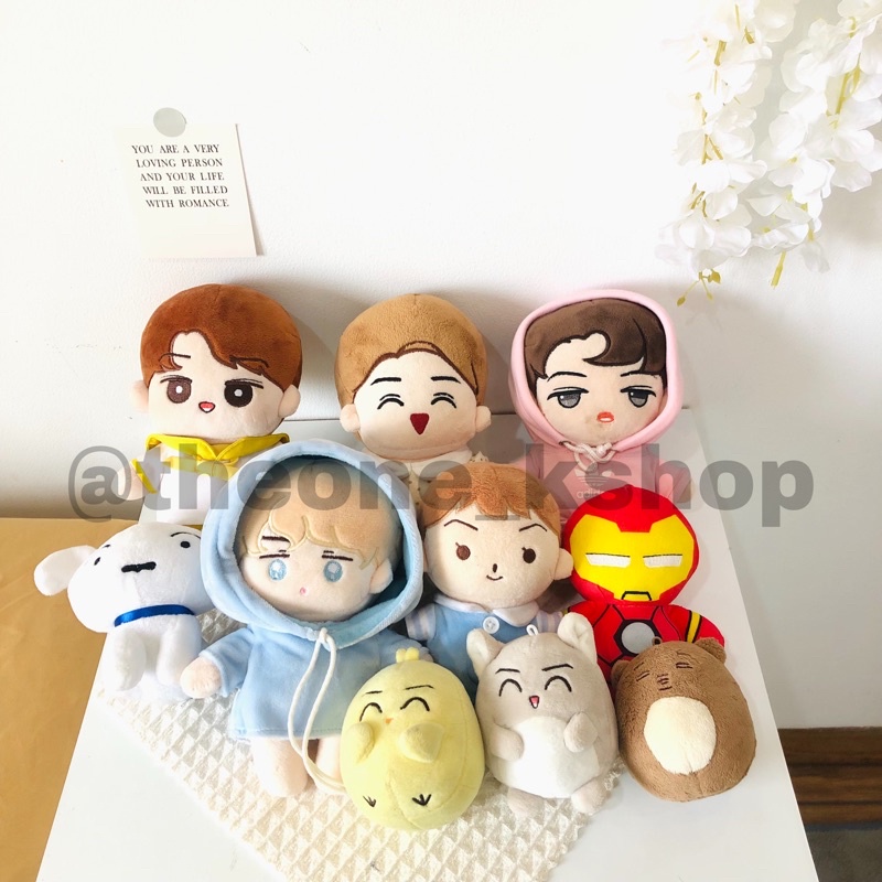 READY STOCK EXO DOLL sehun chanyeol kai baekhyun . Arctic sehun , doki kiwi , wolf , sehun doll