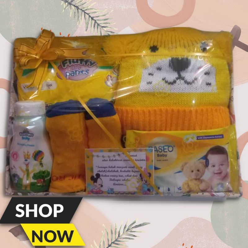 PARCEL BAYI/KADO BAYI/HADIAH BAYI Hamper baju baby newborn gift paket hampers parcel kado bayi lahiran parsel set topi kaos kaki