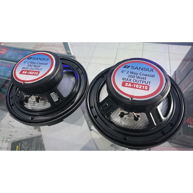 Speaker 2way COAXIAL 6inch 200W SANSUI JAPANESE INNOVATION BERKUALITAS