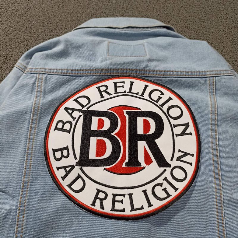 Backpatch bordir / Patchbordir besar Bad Religion Big Size Premium Best Quality