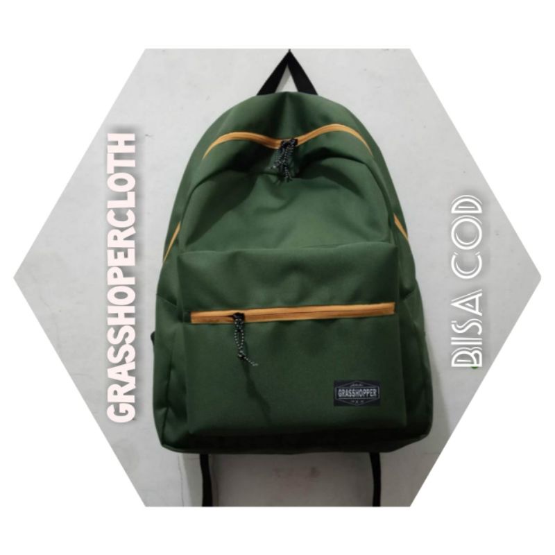 COD.TAS RANSEL/TAS PUNGGUNG/TAS GENDONG/TASSEKOLAH-army
