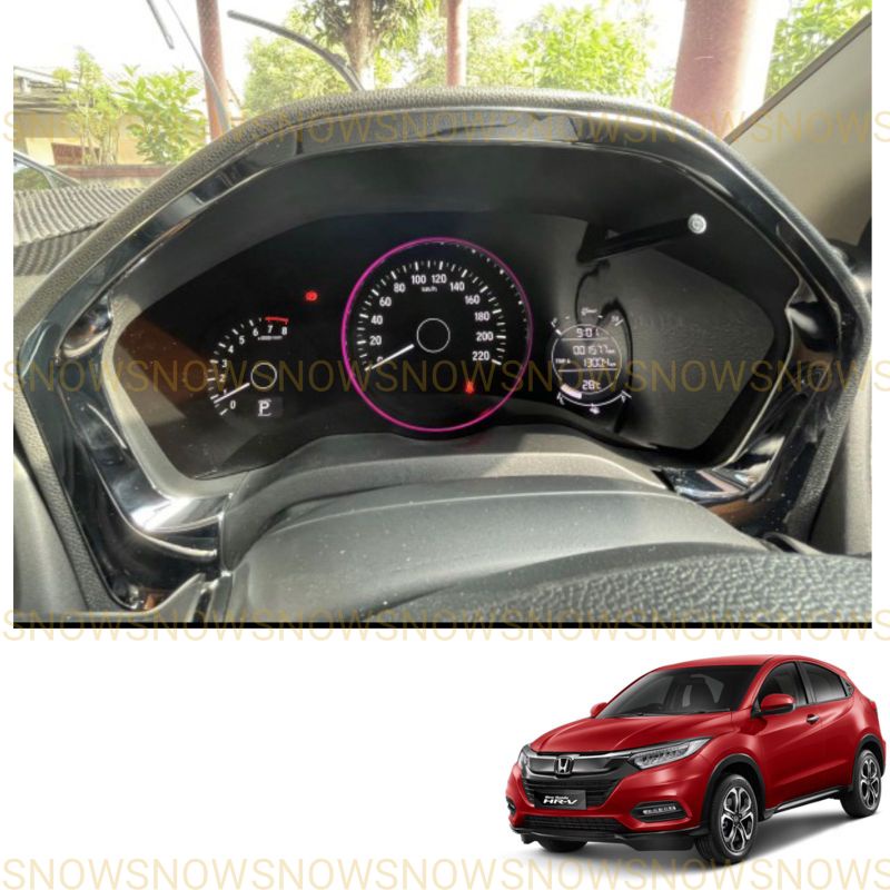 Cover Stir Speedometer Mobil Honda Hrv Chrome