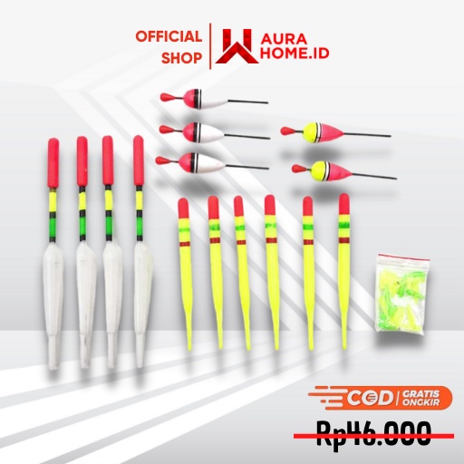 Kumbul Pancing Vertical Fishing Floats Bait 15 PCS / Pelampung Kumbul Pancing Mancing Pancingan Ikan