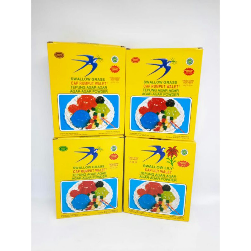 

AGER SWALLOW GRASS CAP RUMPUT WALET TEPUNG AGAR-AGAR WARNA