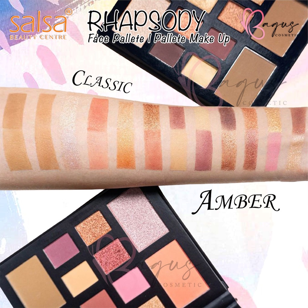 ⭐BAGUS⭐ SALSA RHAPSODY FACE PALLETE | Palet Make Up